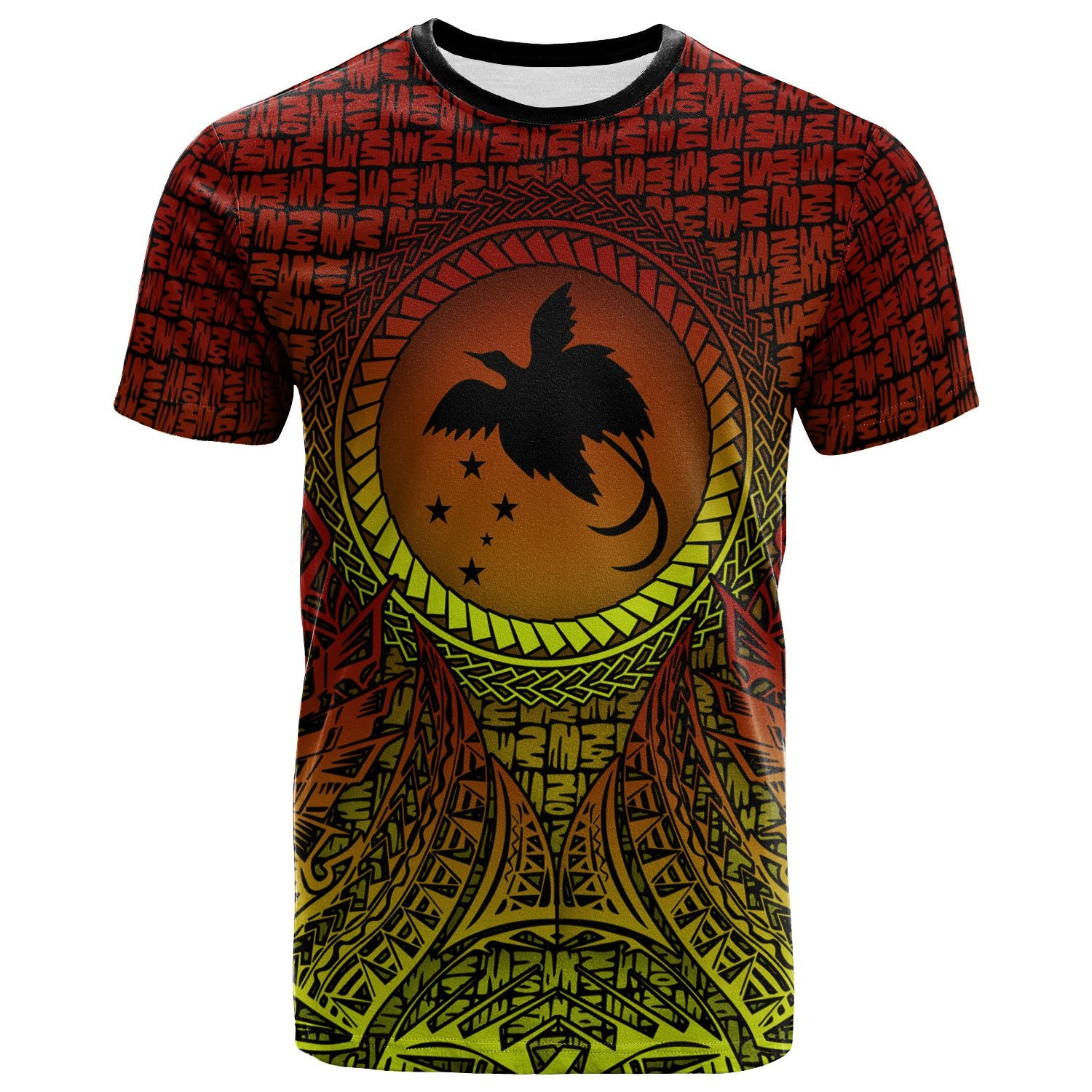 Papua New Guinea T Shirt Polynesian Circle Pattern Unisex Reggae - Polynesian Pride