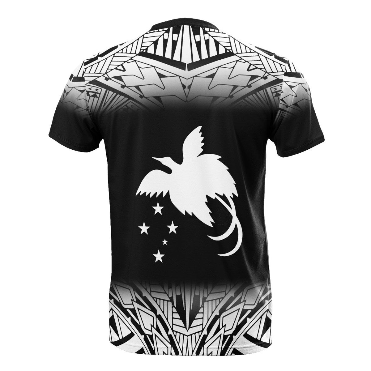 Papua New Guinea T Shirt Polynesian Fog Black Style - Polynesian Pride