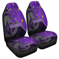 Hawaii Car Seat Cover - Pearl City High Car Seat Covers - AH Universal Fit Purple - Polynesian Pride