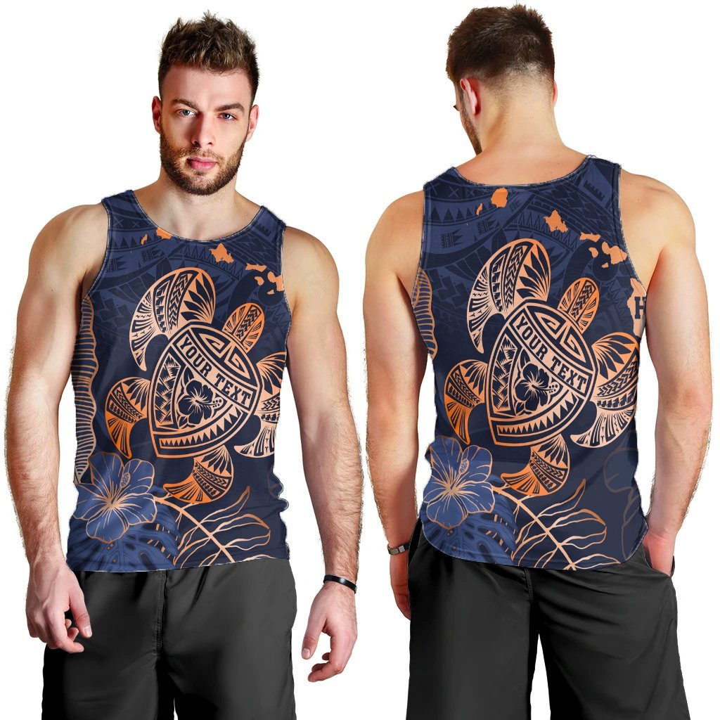 Personalized - Hawaii Polynesian Aloha Po Turtle Hibiscus Tropical Tank Top - Special Edition - AH - Polynesian Pride