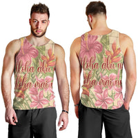 Hawaii Tropical Hibiscus Plumeria Tank Top - AH - Polynesian Pride