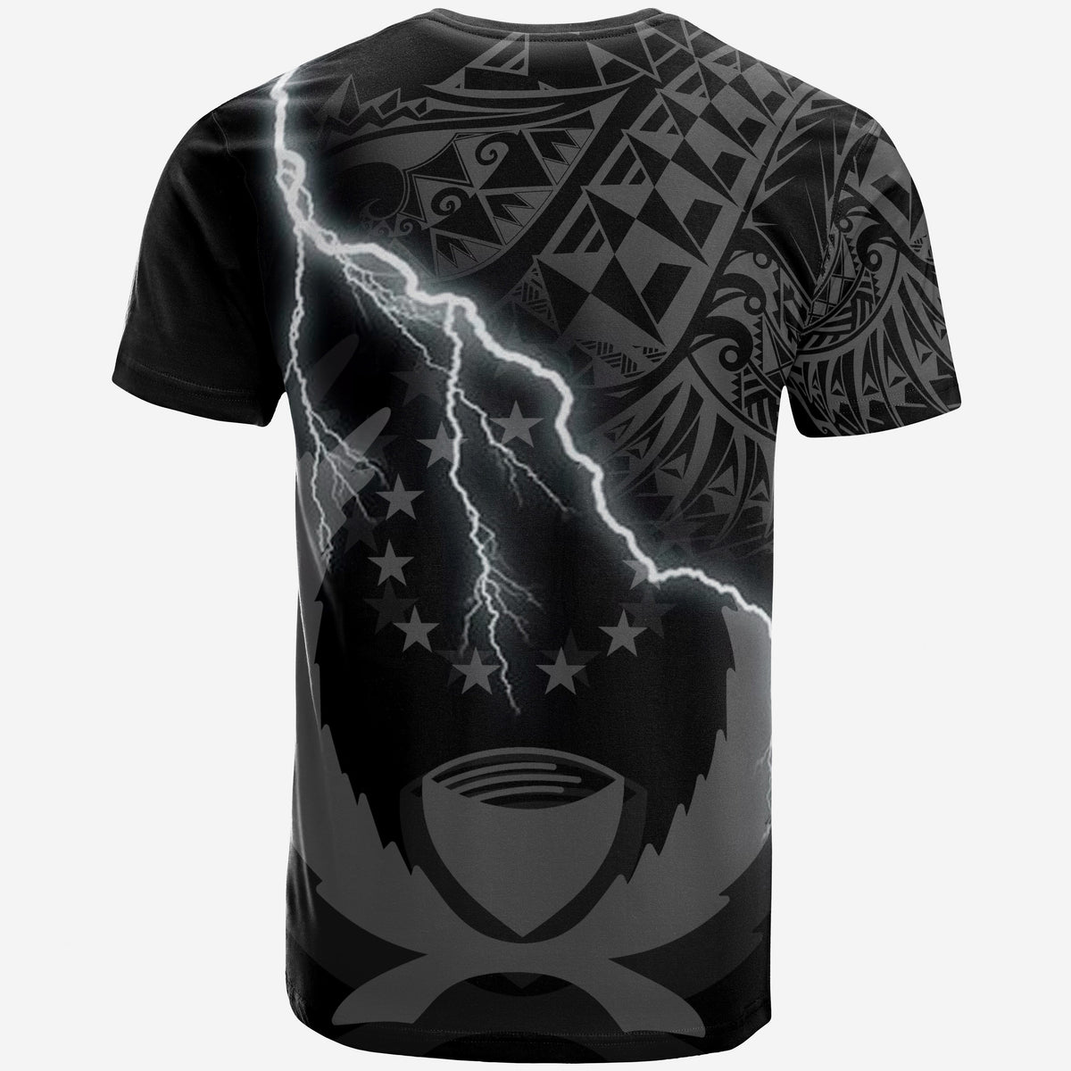 Pohnpei T Shirt Pohnpei Flag Lighting Thunder - Polynesian Pride