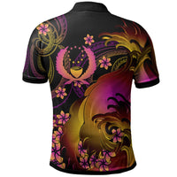 Pohnpei Custom Polo Shirt Pohnpei in wave - Polynesian Pride