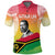 Vanuatu Father Lini Quote Polo Shirt Flag Style White LT7 Art - Polynesian Pride