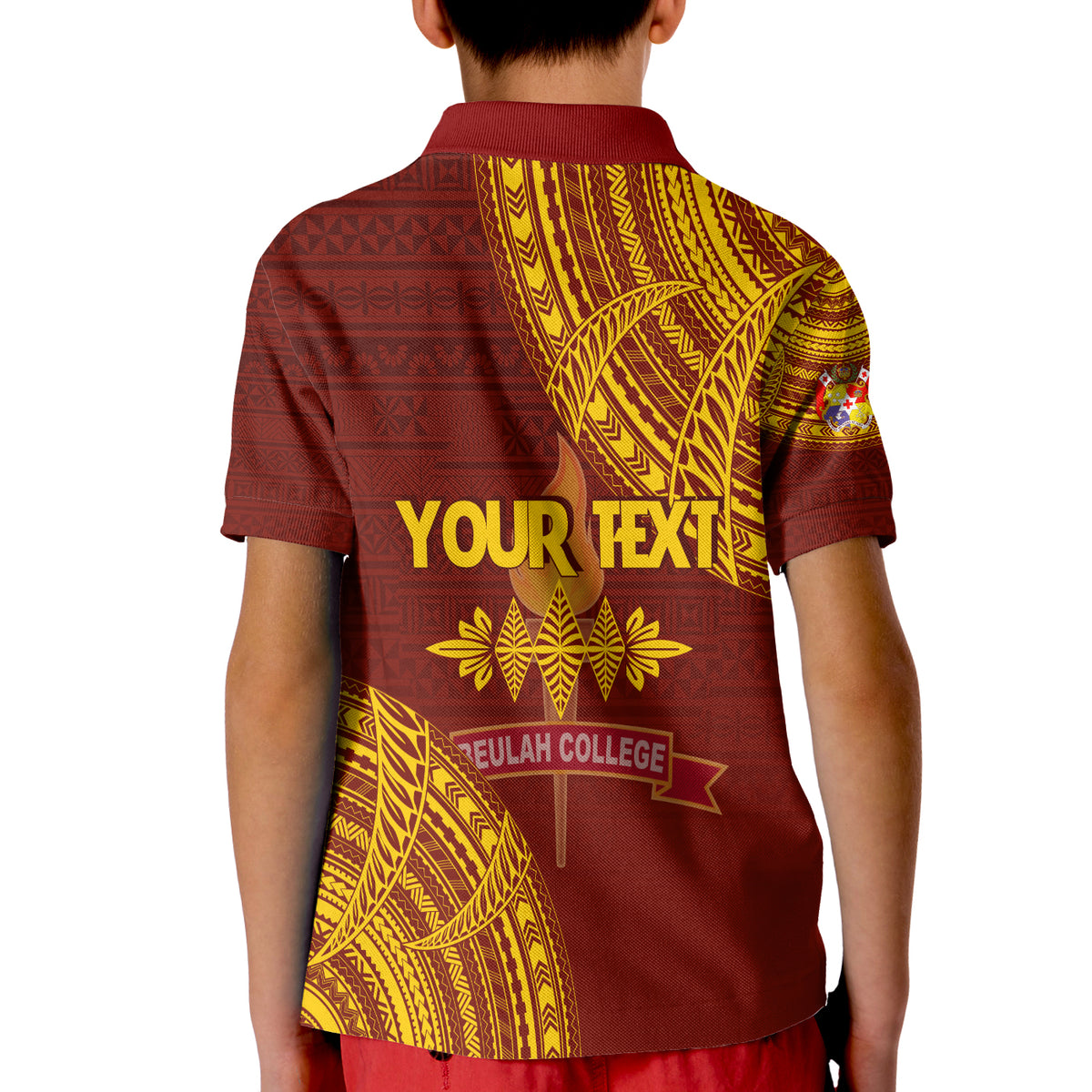 (Custom Personalize) Tonga Kolisi Beulah KID Polo Shirt BAC We Are One LT7 - Polynesian Pride