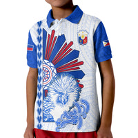 Philippines Barong Polo Shirt Sun of Philippinas With Eagles LT9 - Polynesian Pride