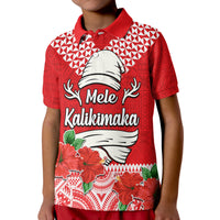 Custom Hawaii Hibiscus Flower Mele Kalikimaka Polo Shirt LT9 - Polynesian Pride