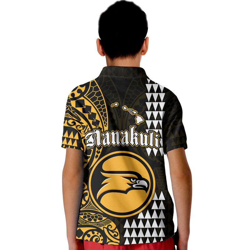 Hawaii Nanakuli High School Polo Shirt Tribal Kakau LT9 - Polynesian Pride