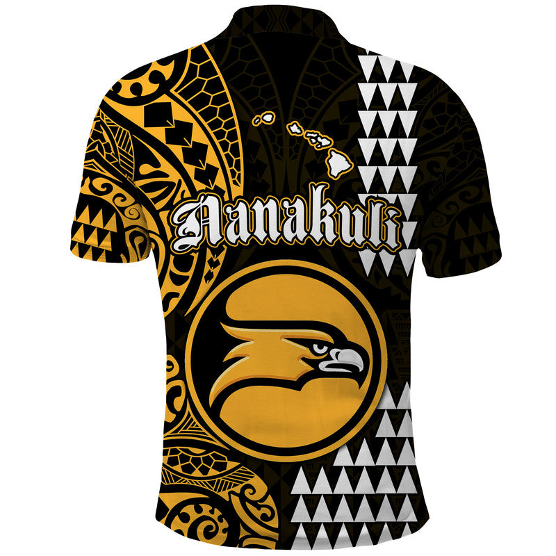 Hawaii Nanakuli High School Polo Shirt Tribal Kakau LT9 - Polynesian Pride