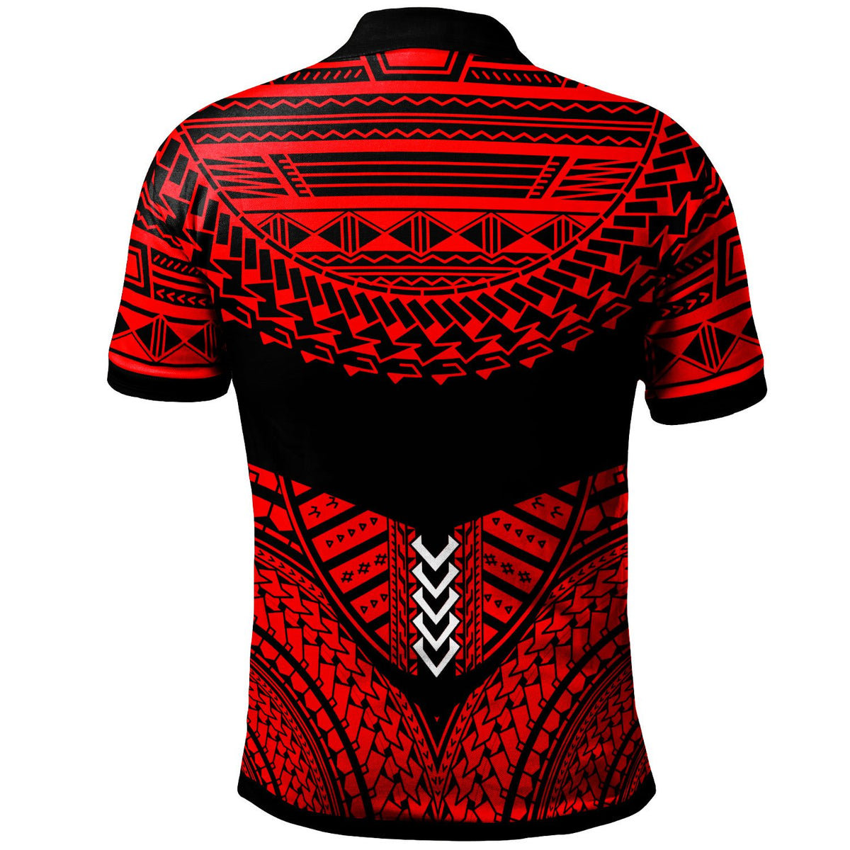 Palau Custom Polo Shirt Tribal Pattern Cool Style Red Color - Polynesian Pride