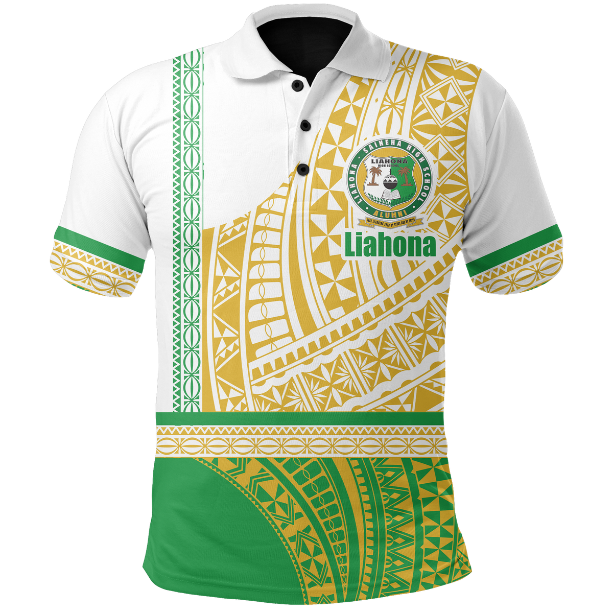 Custom Liahona Tonga Polo Shirt Polynesian Traditional Style - Polynesian Pride