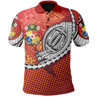Custom Tonga Rugby Polo Shirt Polynesian Version Special - Polynesian Pride