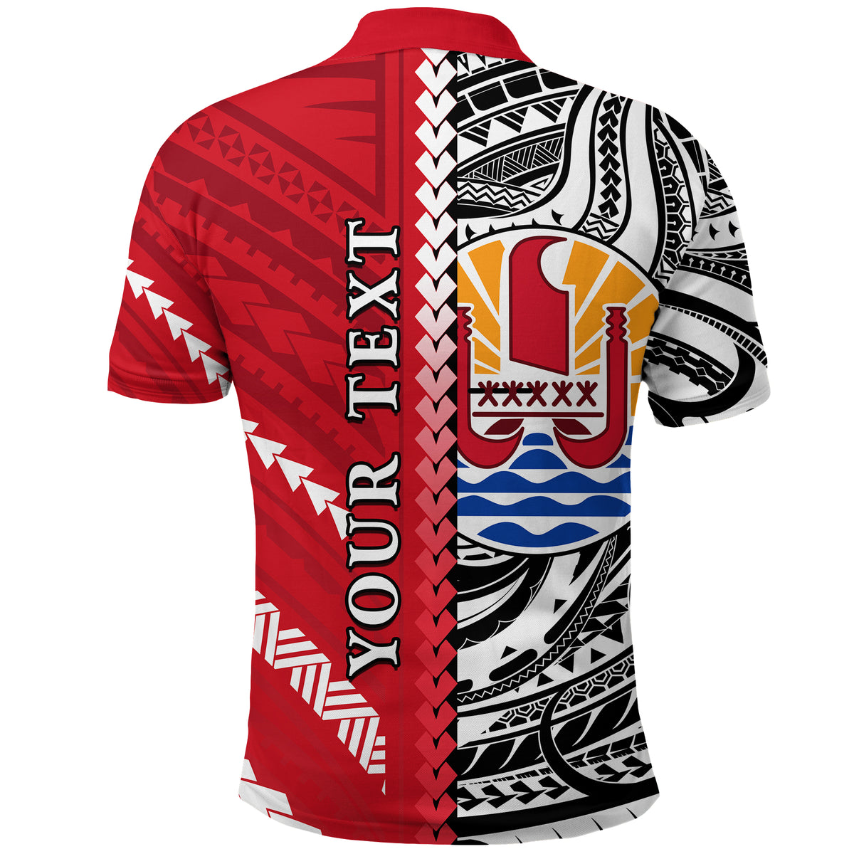 Custom Tahiti Unique Polo Shirt Polynesia Pattern LT13 - Polynesian Pride