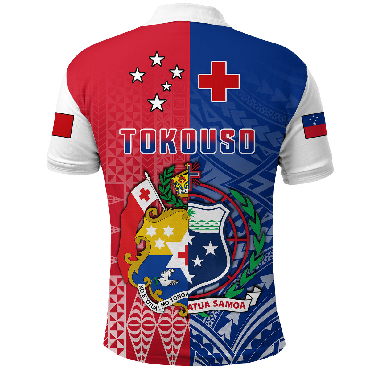 Spirit Of TokoUso Polo Shirt Tonga and Samoa LT13 - Polynesian Pride