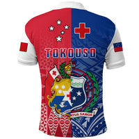 Spirit Of TokoUso Polo Shirt Tonga and Samoa LT13 - Polynesian Pride