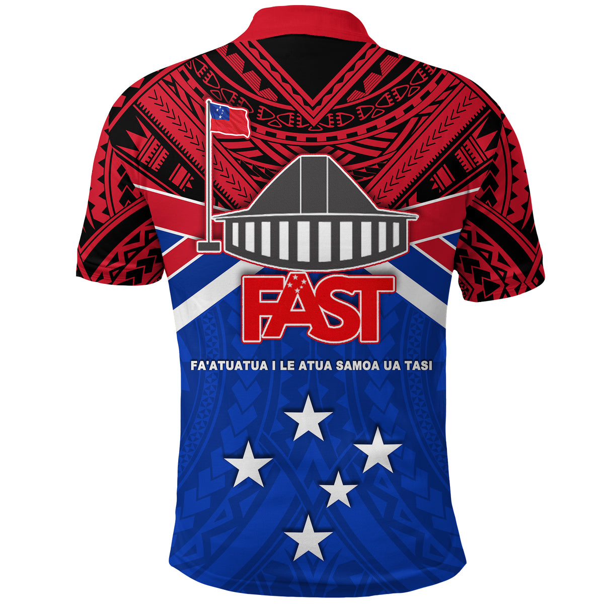 F.A.S.T Samoa Polo Shirt Forever LT13 - Polynesian Pride
