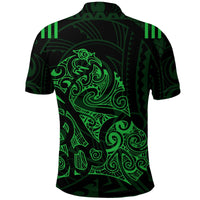 Aotearoa Super Rugby Polo Shirt Maori Kiwi Green - Polynesian Pride
