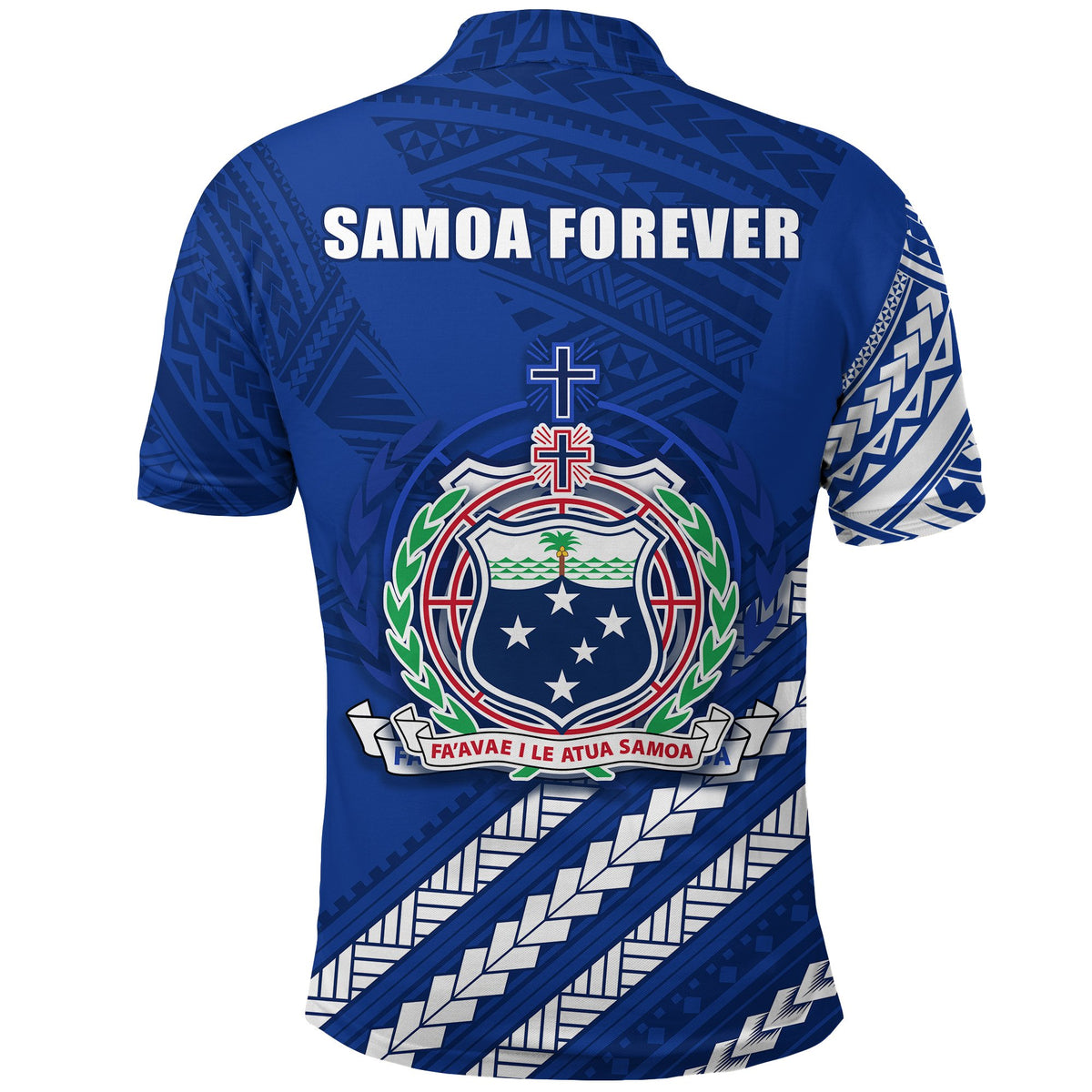 Samoa Rugby Polo Shirt Go The Manu - Polynesian Pride