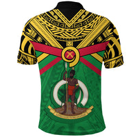 Vanuatu Polo Shirt Simple Coat Of Arms Rugby - Polynesian Pride