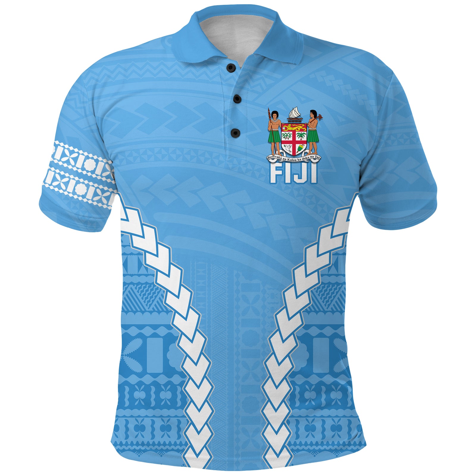 Fiji Impressive Polo Shirt 2021 Polynesian LT13 Unisex Blue - Polynesian Pride