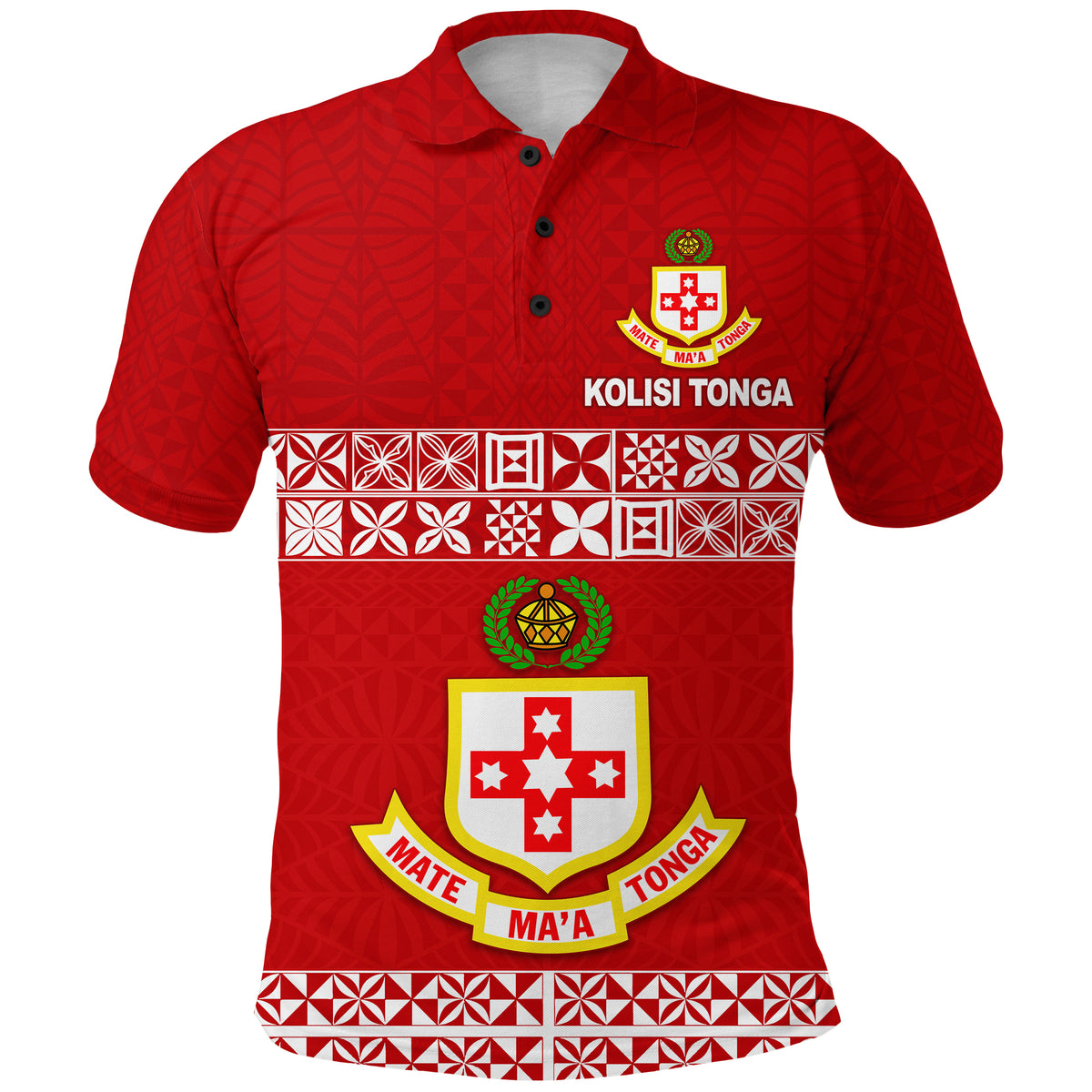 Custom Kolisi Tonga Polo Shirt Class Year and Your Text LT13 - Polynesian Pride