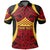 Hawaii Custom Polo Shirt Hawaii Protect Mauna Kea Unisex Red Yellow - Polynesian Pride
