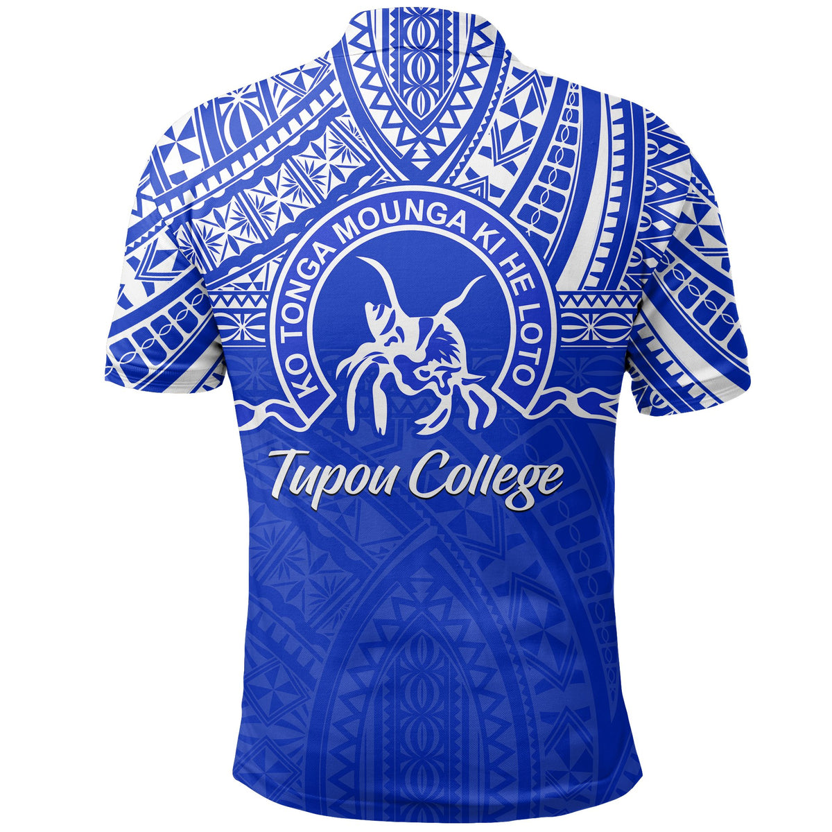 Tupou College Polo Shirt White - Polynesian Pride