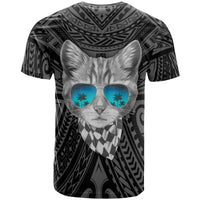 Polynesian T Shirt A Woman Who Loves Cats And Was Born In April - Polynesian Pride