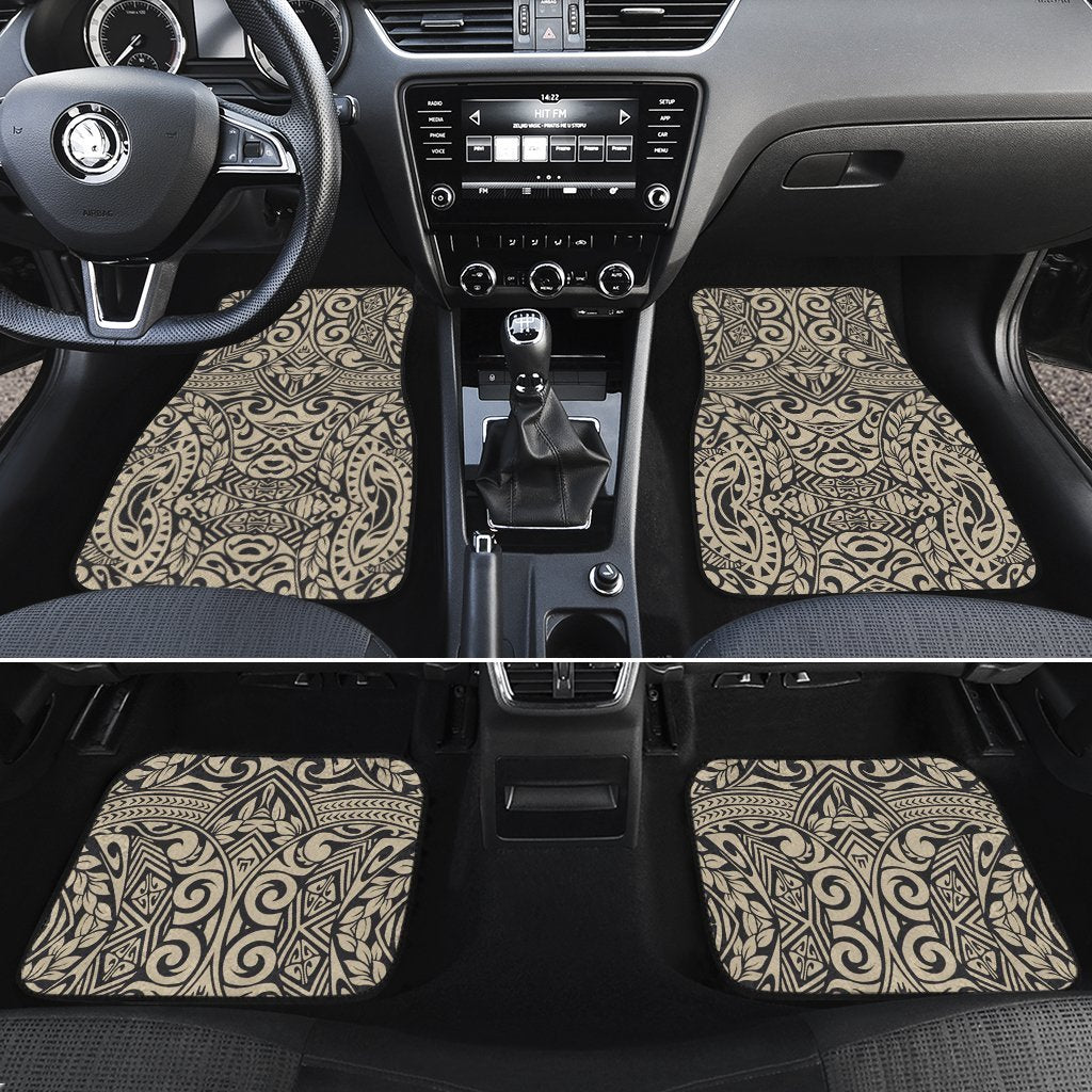 Polynesian Culture Hawaii Car Floor Mats Old Gold One Size - Polynesian Pride