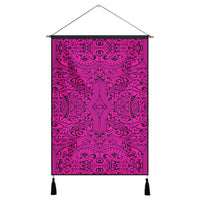 Polynesian Culture Pink Hanging Poster - AH Hanging Poster 43 x 65 cm Cotton And Linen - Polynesian Pride