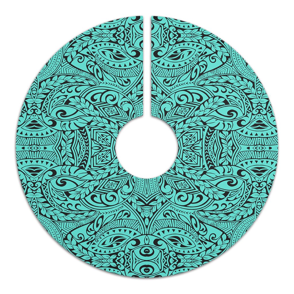 Polynesian Culture Turquoise Tree Skirt - Polynesian Pride
