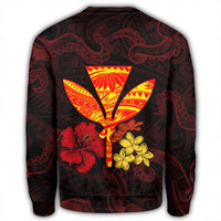 Polynesian Kanaka Maoli Flower Sweatshirt AH - Polynesian Pride