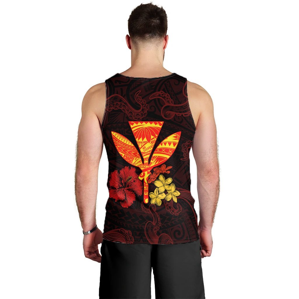 Polynesian Kanaka Maoli Flower Tank Top AH - Polynesian Pride