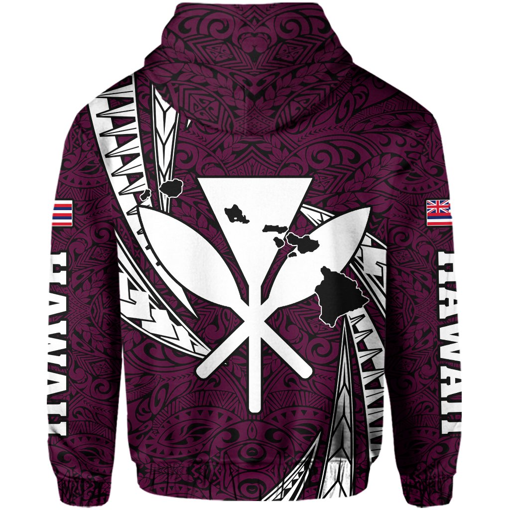 Polynesian King Culture Pink Hoodie (Zip up) Mega Style - Polynesian Pride