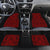 Polynesian Lauhala Mix Gold Hawaii Car Floor Mats Red One Size - Polynesian Pride