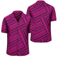 Polynesian Nation Pink Hawaiian Shirt Unisex Black - Polynesian Pride