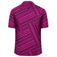 Polynesian Nation Pink Hawaiian Shirt - Polynesian Pride