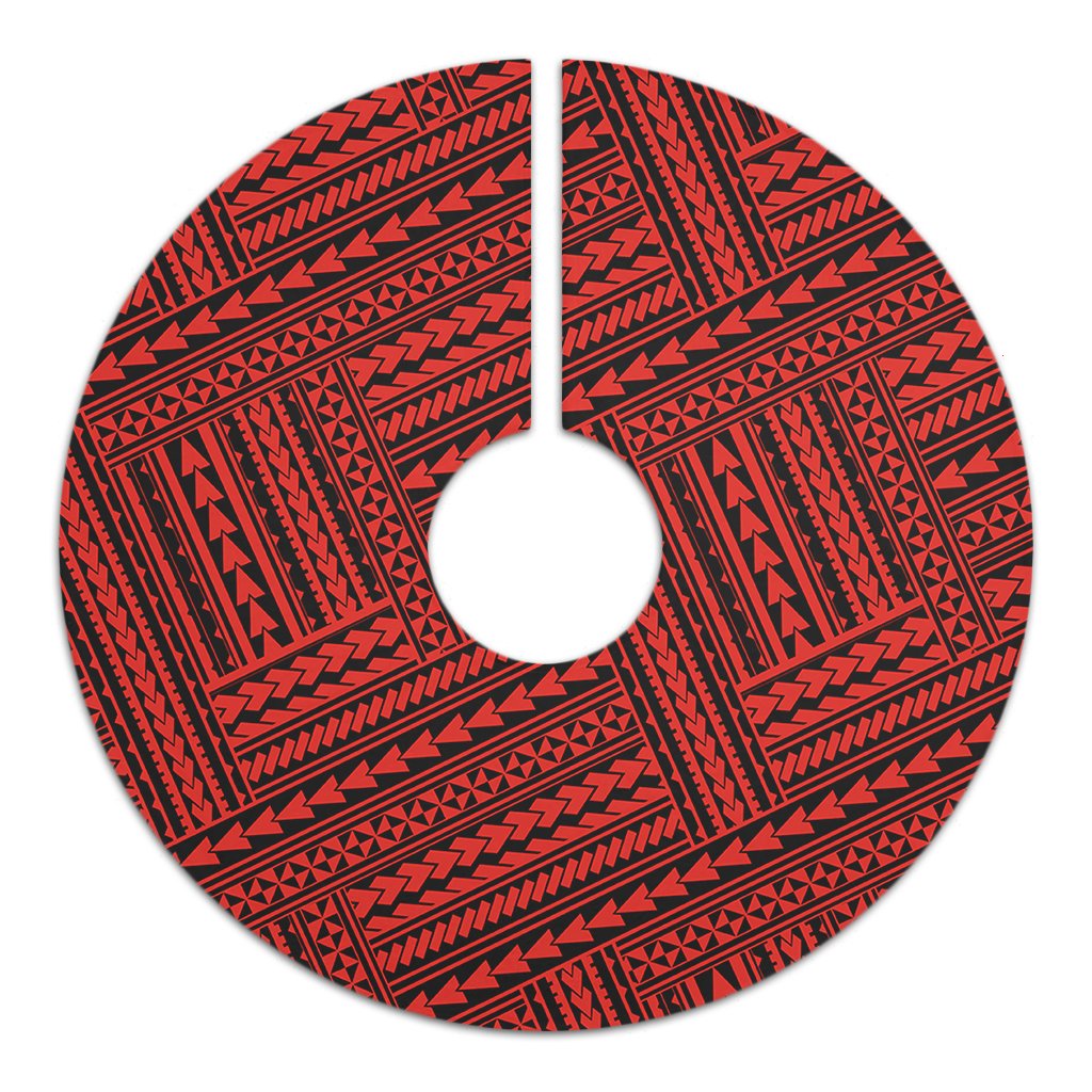 Polynesian Nation Red Tree Skirt - Polynesian Pride