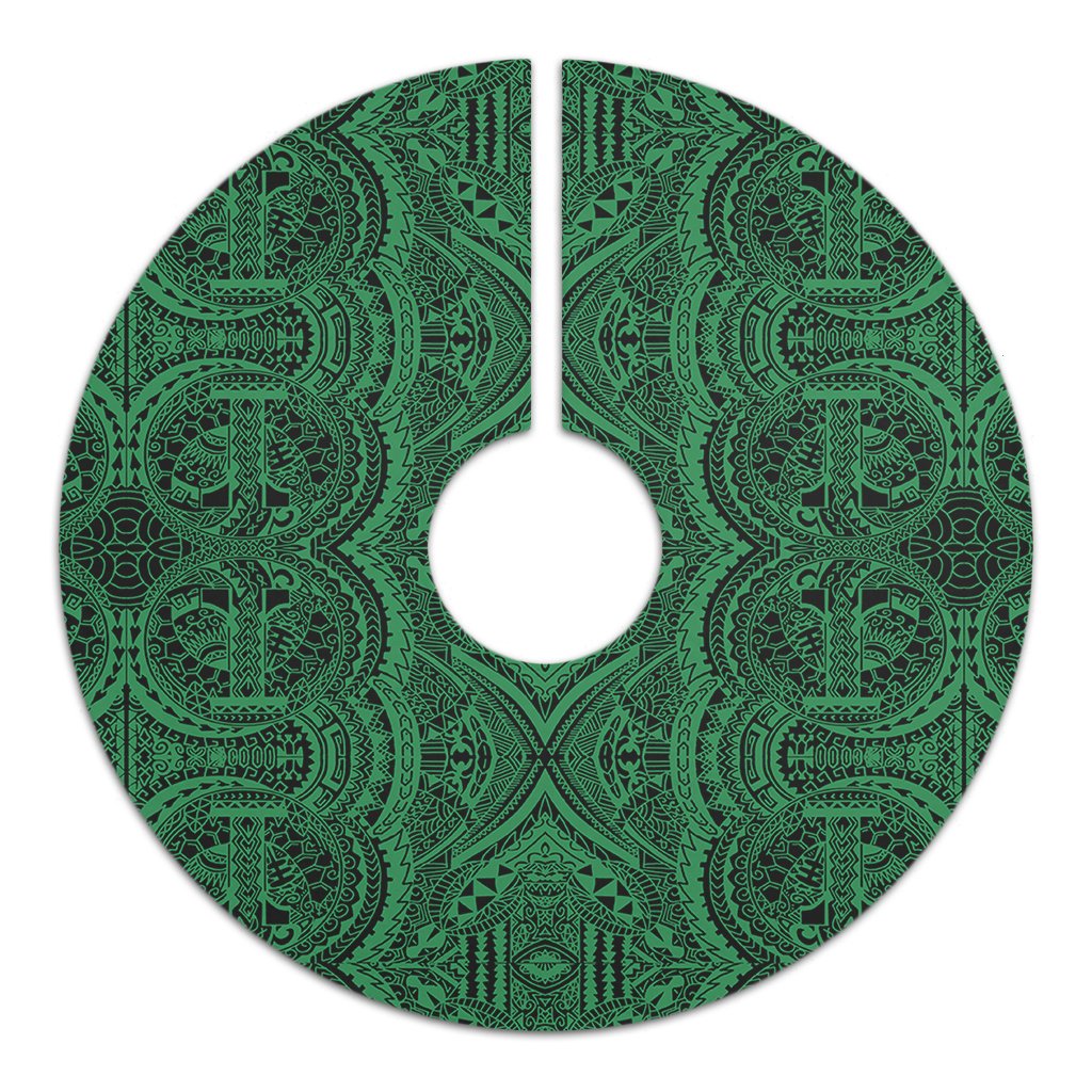 Polynesian Symmetry Green Tree Skirt - Polynesian Pride