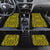 Polynesian Symmetry Yellow Hawaii Car Floor Mats Yellow One Size - Polynesian Pride
