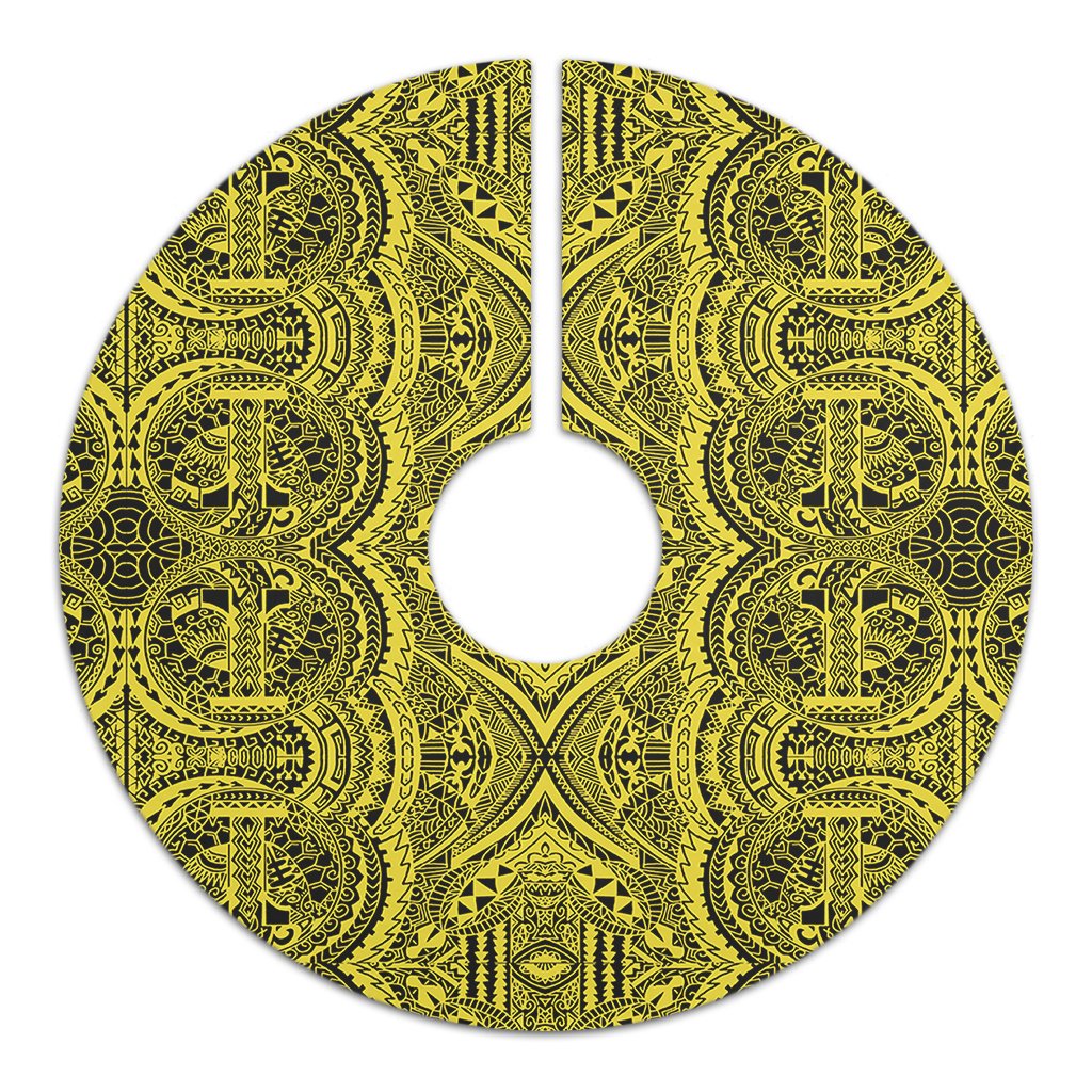 of Polynesian Symmetry Pink Tree Skirt - Polynesian Pride