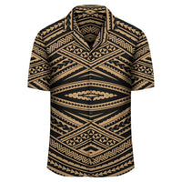 Polynesian Tatau Gold Hawaiian Shirt - Polynesian Pride