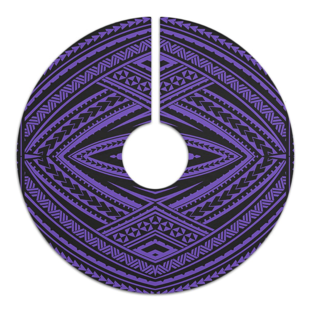 Polynesian Tatau Violet Tree Skirt - Polynesian Pride