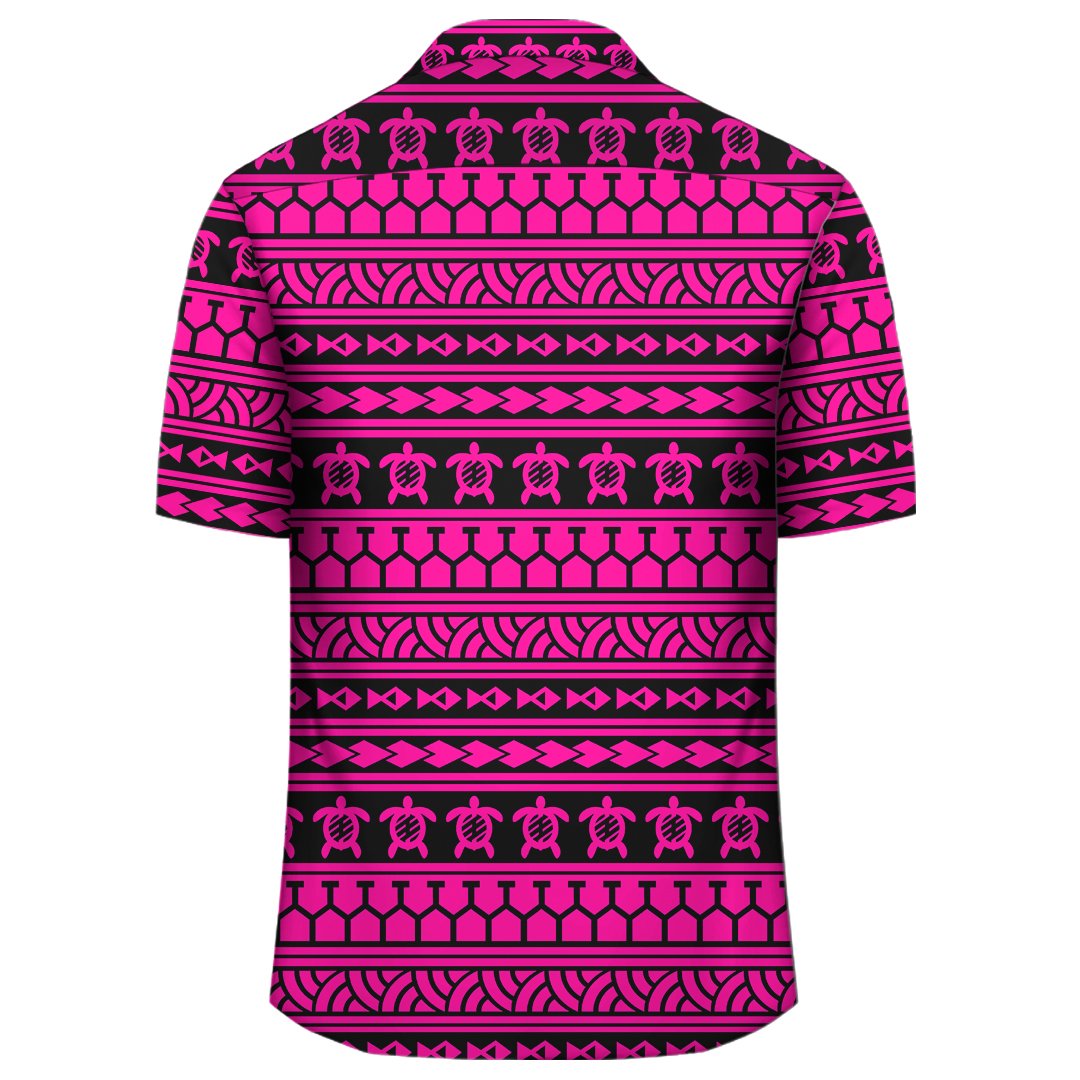 Polynesian Tattoo Tribal Pink Hawaiian Shirt - Polynesian Pride