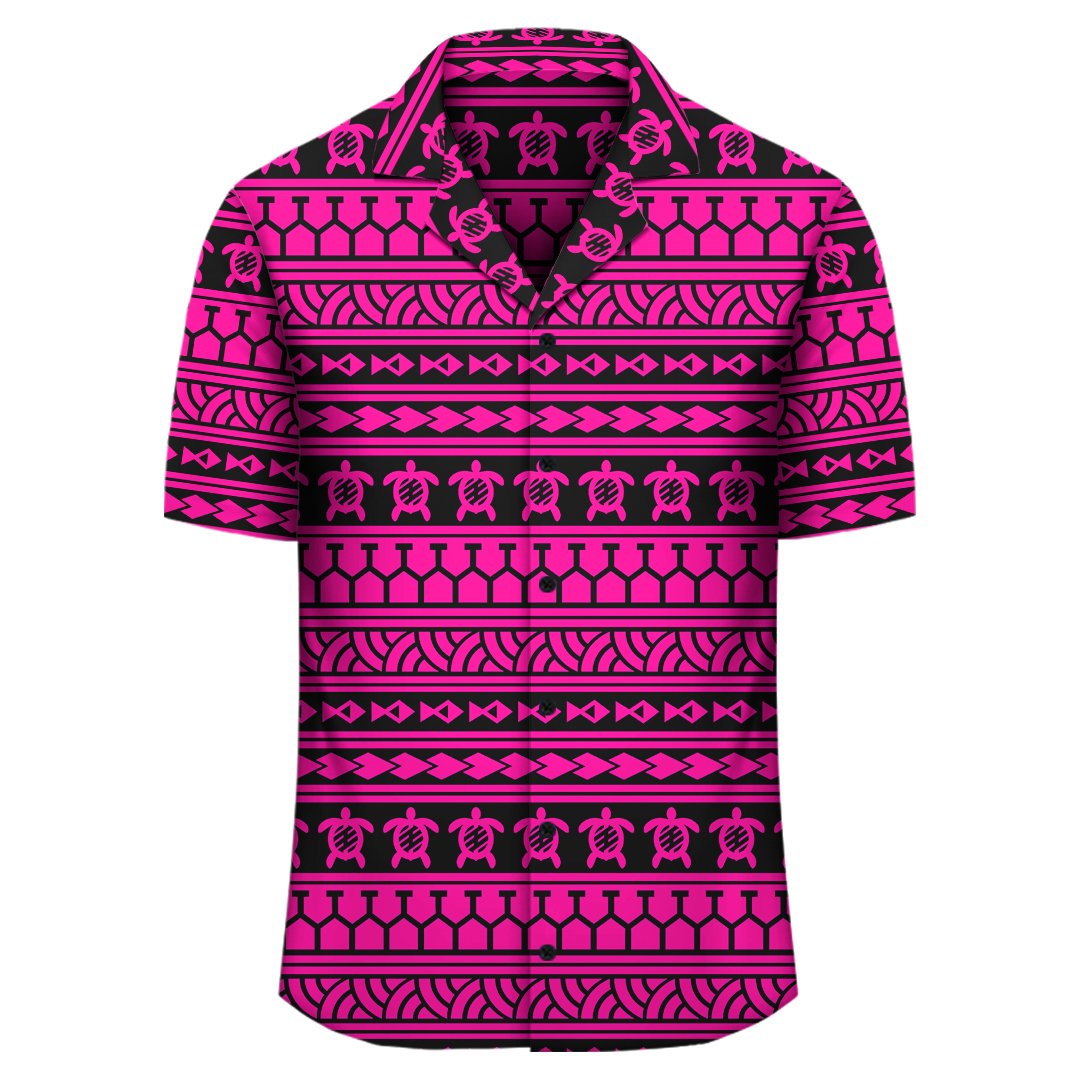 Polynesian Tattoo Tribal Pink Hawaiian Shirt - Polynesian Pride