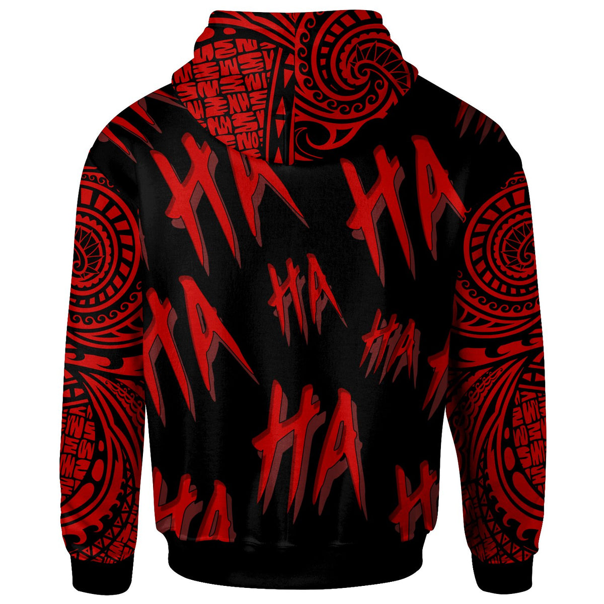 Polynesian Zip up Hoodie Funny Style Special Version Red - Polynesian Pride