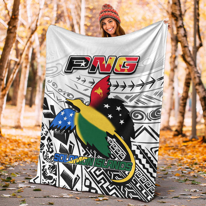 Papua New Guinea And Solomon Islands Premium Blanket LT6 - Polynesian Pride
