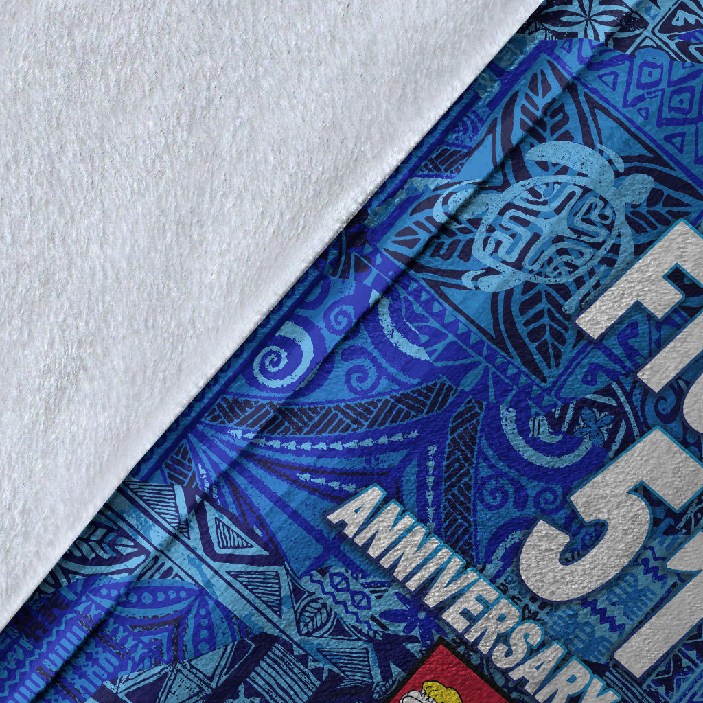 Fiji Day Premium Blanket Independence Anniversary Original Style LT8 - Polynesian Pride