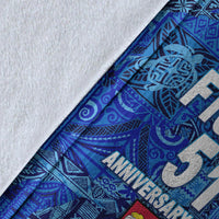 Fiji Day Premium Blanket Independence Anniversary Original Style LT8 - Polynesian Pride