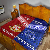Kolisi Tonga College Atele And Tupou College Toloa Premium Quilt Together - Original LT8 - Polynesian Pride